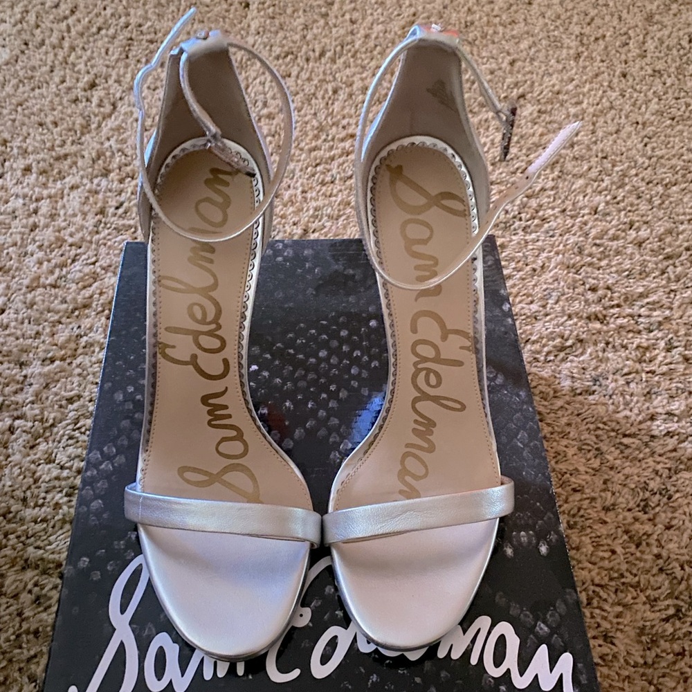 High heels Sam Edelman Silver Sandals 8.5